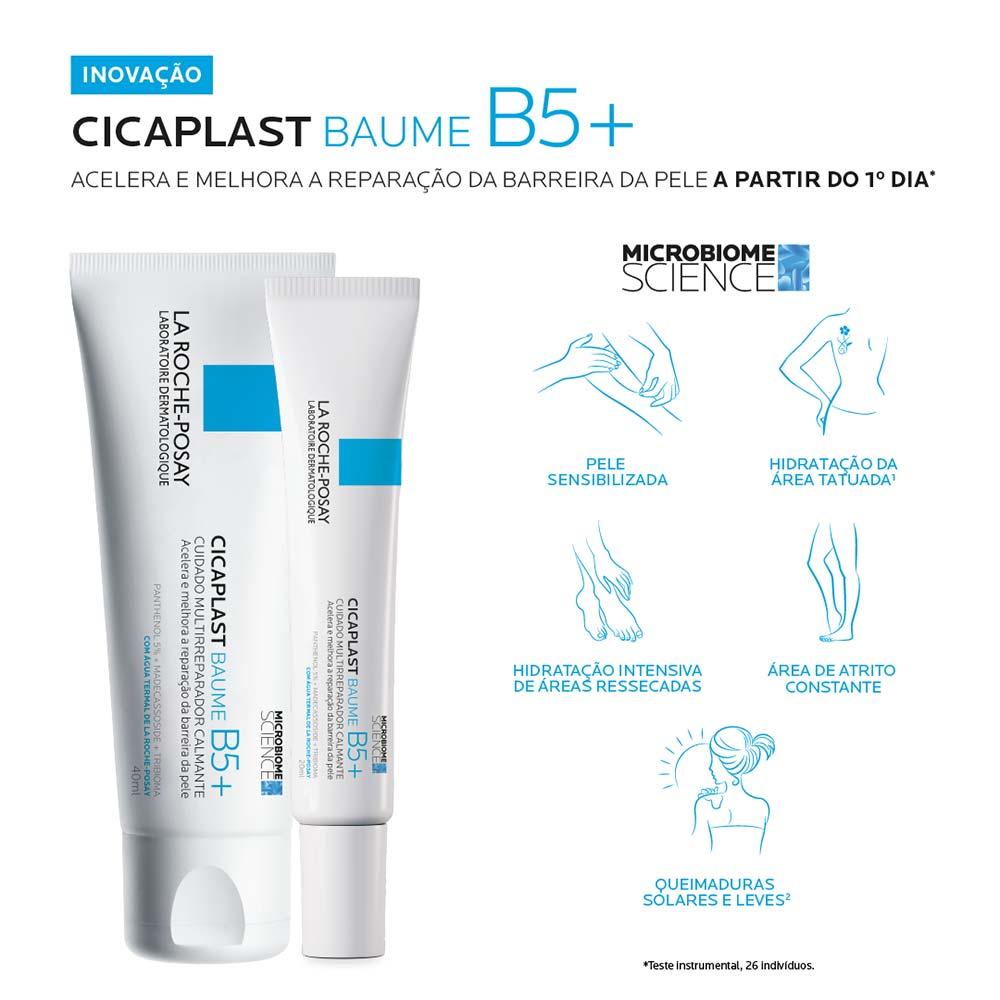 Bálsamo Multirreparador Pele Sensível e Irritada La Roche-Posay Cicaplast Baume B5+ - 8