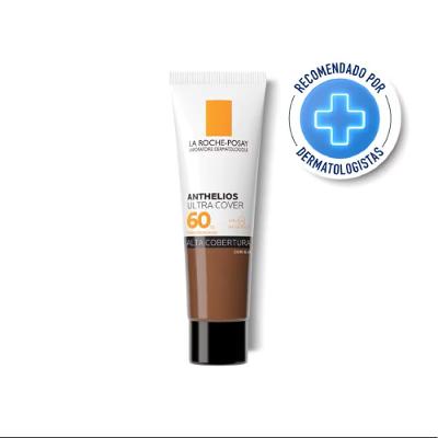 Protetor Solar Facial com Cor Toque Seco FPS 60 La Roche-Posay Anthelios Ultra Cover