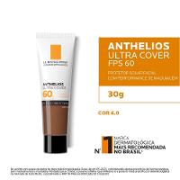 Protetor Solar Facial com Cor Alta Cobertura e Toque Seco FPS 60 La Roche-Posay Anthelios Ultra Cover - 2