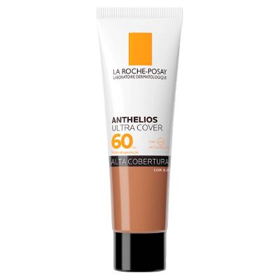 Protetor Solar Facial com Cor Alta Cobertura e Toque Seco FPS 60 La Roche-Posay Anthelios Ultra Cover