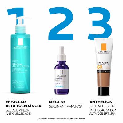 Protetor Solar Facial com Cor Alta Cobertura e Toque Seco FPS 60 La Roche-Posay Anthelios Ultra Cover