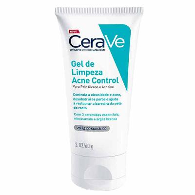Gel de Limpeza para Pele Oleosa e Acneica CeraVe Acne Control