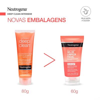 Gel Limpeza Deep Clean Neutrogena Grapefruit