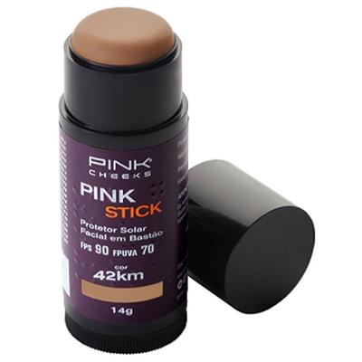 Protetor Solar Facial Com Cor Pink Stick FPS90
