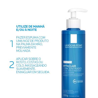 Gel de Limpeza Facial para Pele Oleosa La Roche-Posay - Effaclar Concentrado