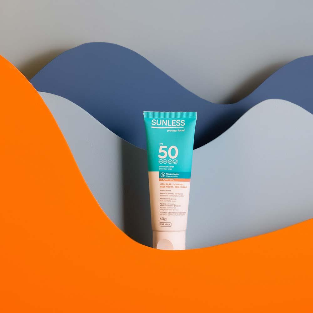 Protetor Solar Facial com Cor FPS50 Sunless - 2