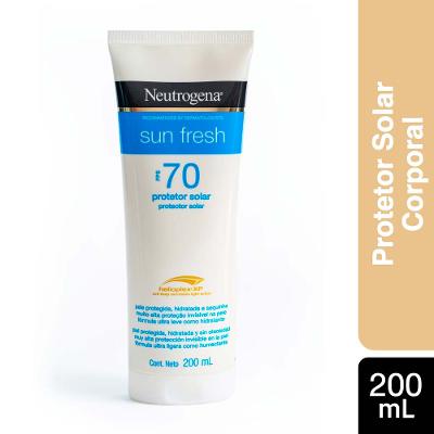 Protetor Solar Neutrogena Sun Fresh FPS70