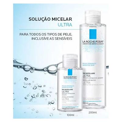 Solução Micelar Eau de Micellaire UltraLa Roche-Posay - Demaquilante