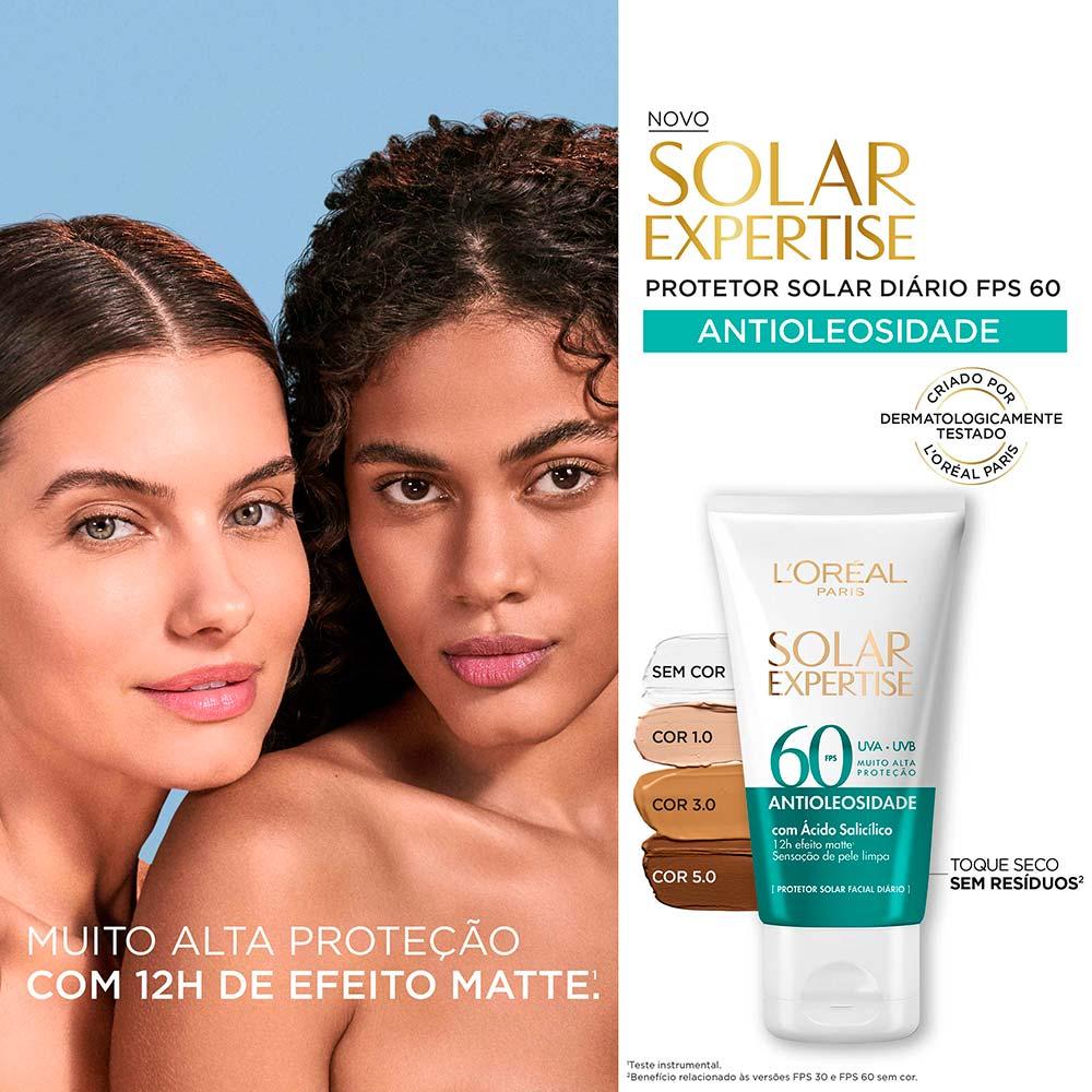 Protetor Solar Facial L'Oréal Paris Solar Expertise Antioleosidade Fps60 - 6