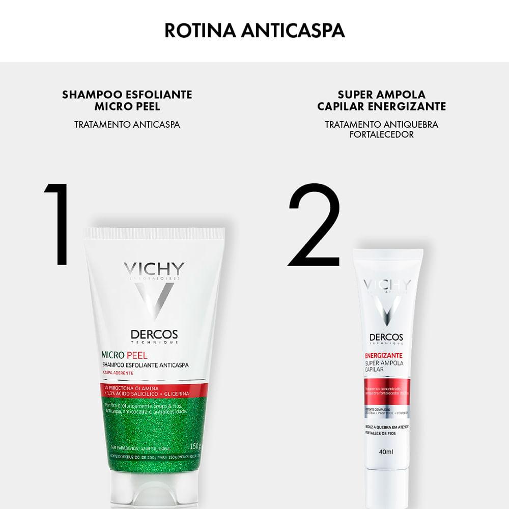 Vichy Dercos Micro Peel - Shampoo Esfoliante Anticaspa - 6