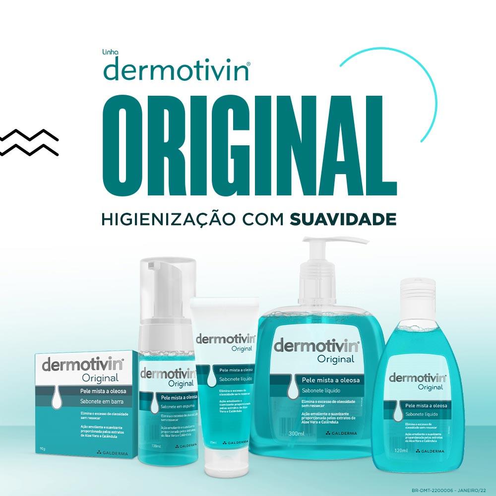 Sabonete Líquido Facial para Pele Mista a Oleosa Dermotivin Original - 7
