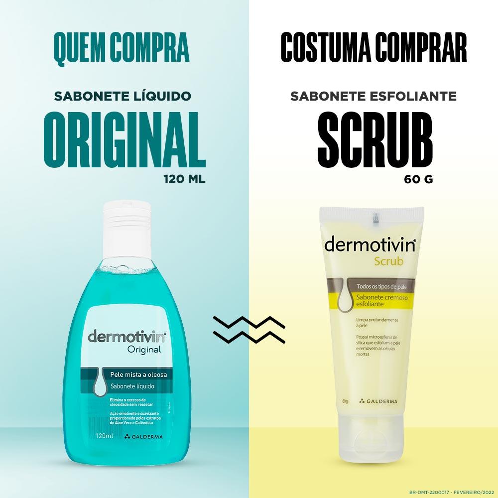 Sabonete Líquido Facial para Pele Mista a Oleosa Dermotivin Original - 8
