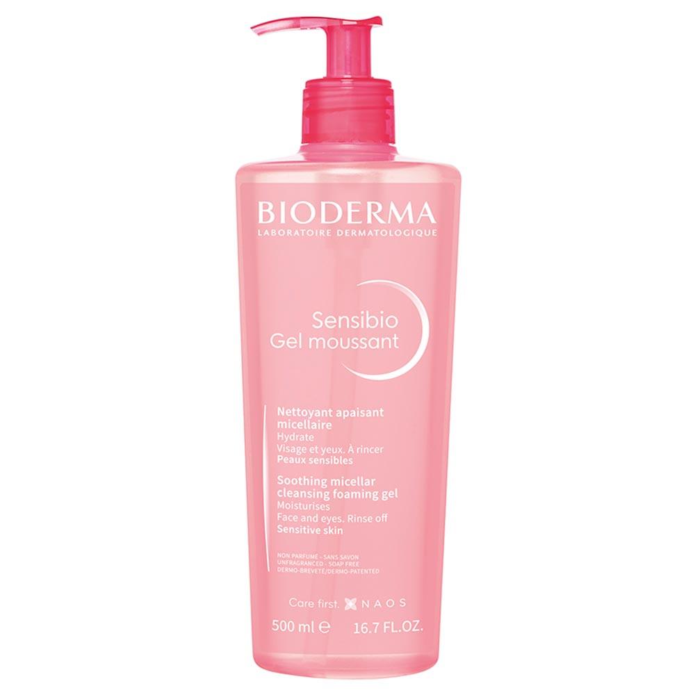 Gel de Limpeza Facial Micelar Calmante e Hidratante Bioderma Sensibio Gel Moussant - 1