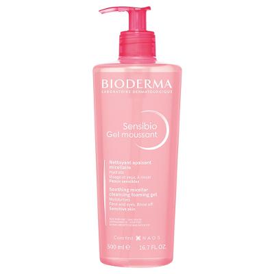 Gel de Limpeza Facial Micelar Calmante e Hidratante Bioderma Sensibio Gel Moussant