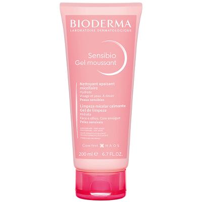 Gel de Limpeza Facial Micelar Calmante e Hidratante Bioderma Sensibio Gel Moussant