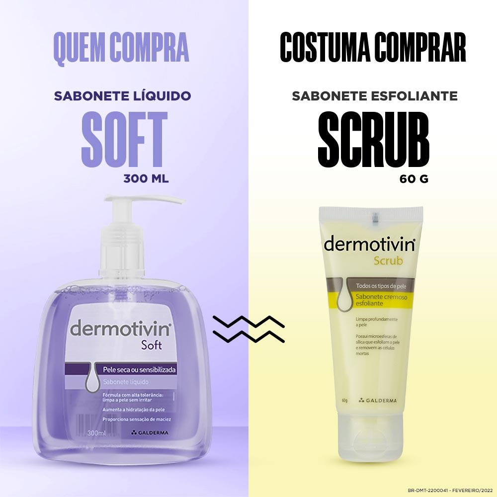 Sabonete Líquido Facial para Pele Seca ou Sensibilizada Dermotivin Soft - 8