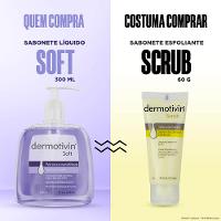 Sabonete Líquido Facial para Pele Seca ou Sensibilizada Dermotivin Soft - 8