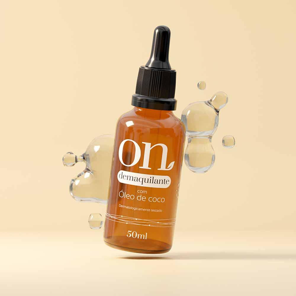 Demaquilante com Óleo de Coco Orgânico Natural ON - 2