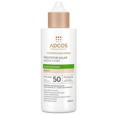 Protetor Solar Facial Antioleosidade com Cor Adcos - Aqua Fluid FPS50