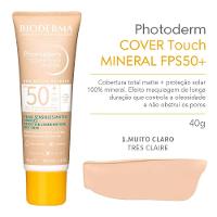 Protetor Solar Facial Cobertura Total Bioderma Photoderm Cover Touch Mineral FPS 50+ - 3
