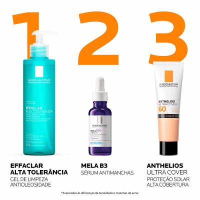 Protetor Solar Facial com Cor Toque Seco FPS 60 La Roche-Posay Anthelios Ultra Cover