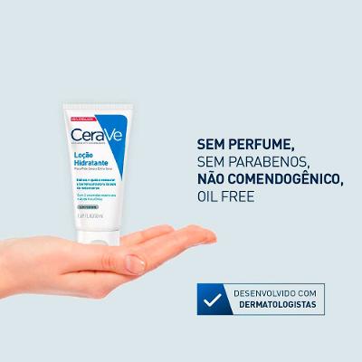 Loção Hidratante Corporal CeraVe para Pele Seca com Ácido Hialurônico e Ceramidas