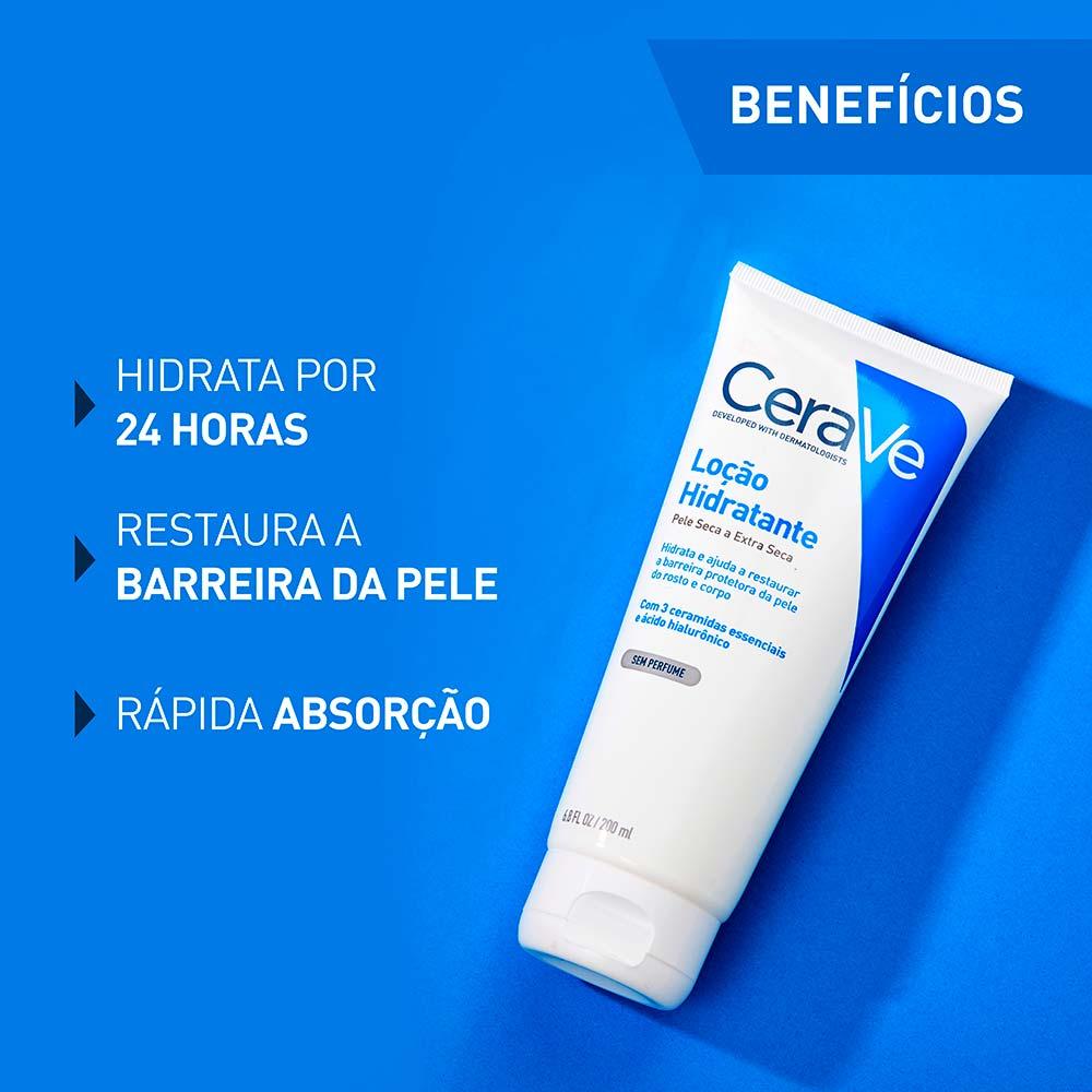 Loção Hidratante Corporal CeraVe para Pele Seca com Ácido Hialurônico e Ceramidas - 1