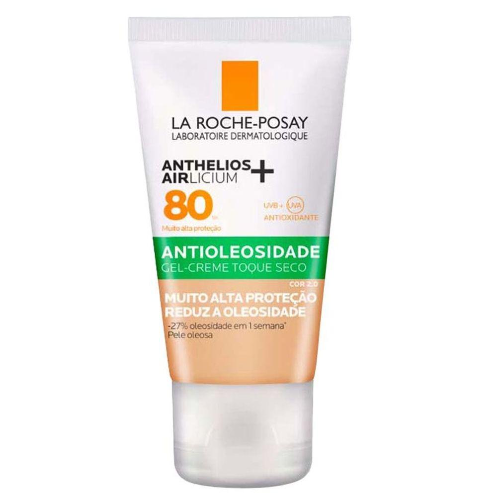 Protetor Solar Facial com Cor La Roche Posay Anthelios Airlicium+ FPS80 - 1