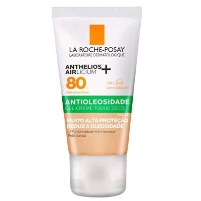 Protetor Solar Facial com Cor Antioleosidade FPS80 La Roche Posay Anthelios Airlicium+ 40g