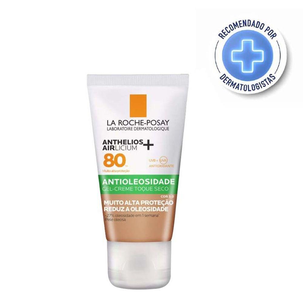 Protetor Solar Facial com Cor La Roche Posay Anthelios Airlicium+ FPS80 - 3