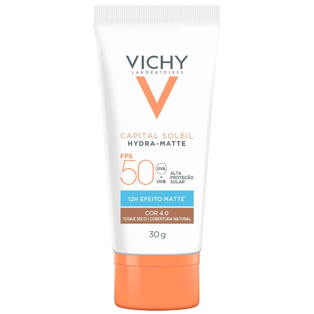 Protetor Solar Facial com Cor Vichy Capital Soleil Hydra-Matte FPS50 - 1