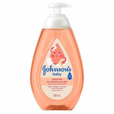 Sabonete Líquido de Glicerina Da Cabeça aos Pés Johnson's Baby