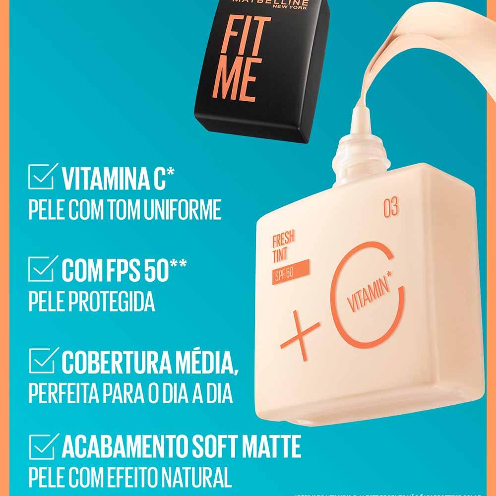 Base Líquida Maybelline NY Fit Me Fresh Tint FPS50 - 6