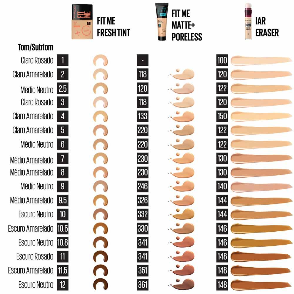 Base Líquida Maybelline NY Fit Me Fresh Tint FPS50 - 7