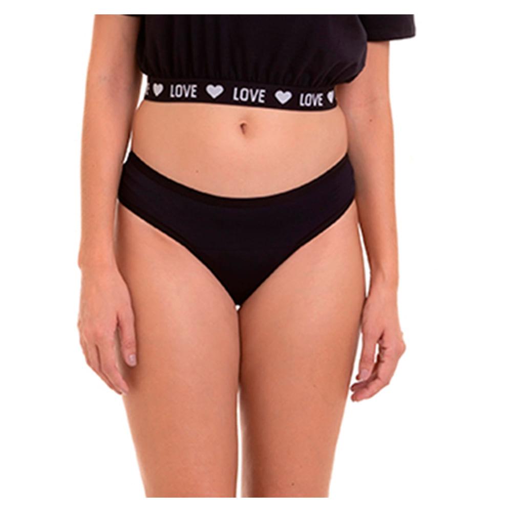 Calcinha Absorvente Violeta Cup - Preta - 2