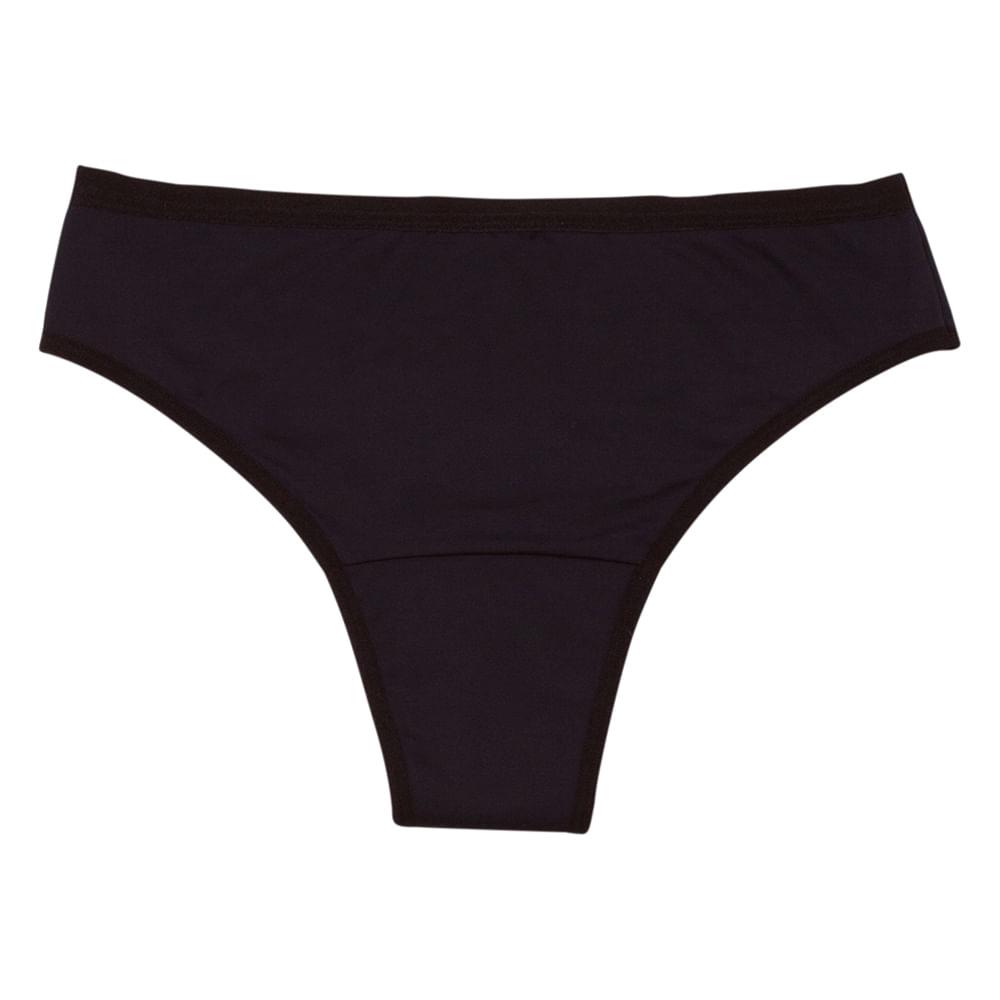 Calcinha Absorvente Violeta Cup - Preta - 4