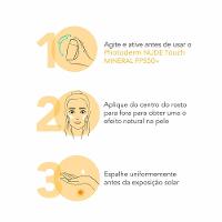 Protetor Solar com Cor Bioderma Photoderm Nude Touch Mineral FPS 50+ - 7