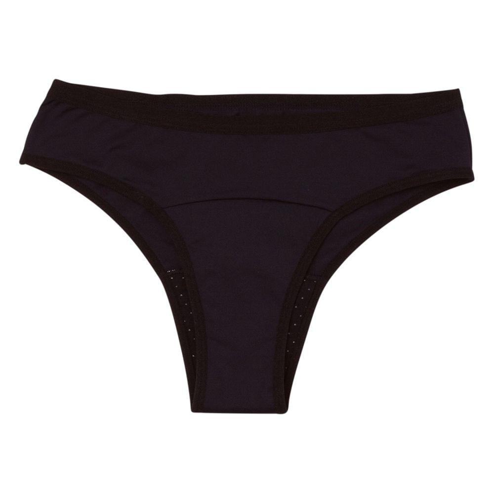 Calcinha Absorvente Violeta Cup - Preta - 1