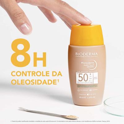 Protetor Solar com Cor Bioderma Photoderm Nude Touch Mineral FPS 50+