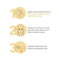 Protetor Solar com Cor Bioderma Photoderm Nude Touch Mineral FPS 50+