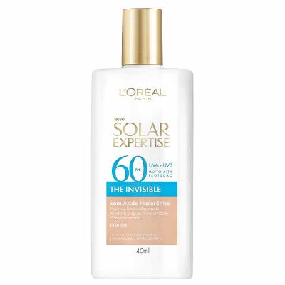 Protetor Solar com Cor L'oreal Paris - Solar Expertise The Invisible FPS60