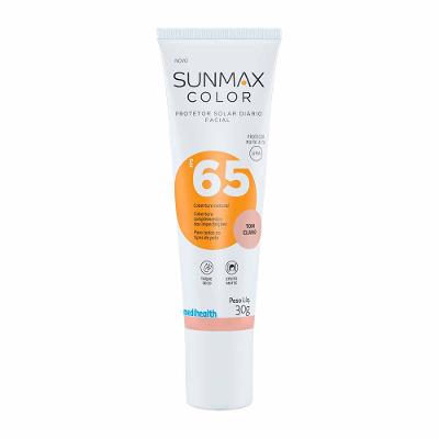 Protetor Solar Facial com Cor Sunmax Color Fps65