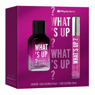 What’s Up Phytoderm Kit Perfume Feminino Eau de Parfum + Travel Size