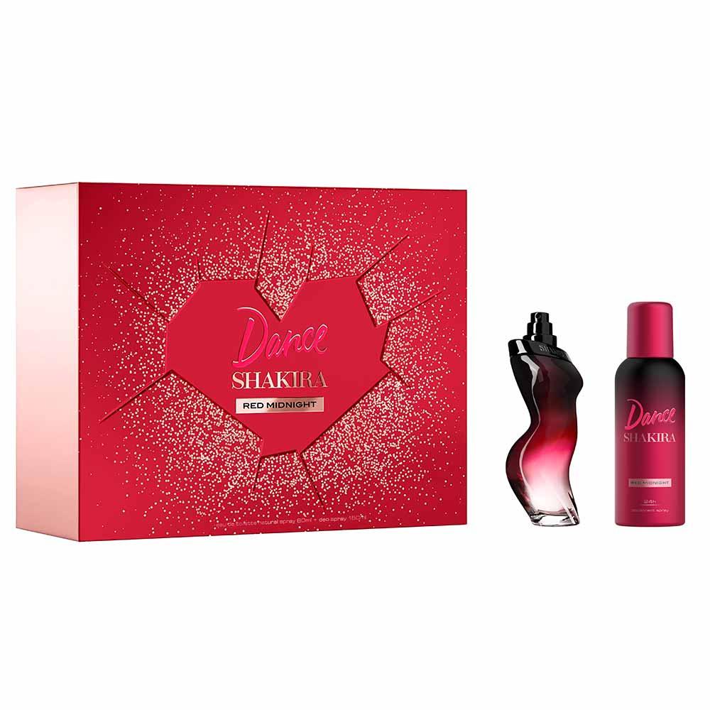 Shakira Dance Red Midnight Coffret Perfume Feminino EDT Desodorante Spray 24h - 1