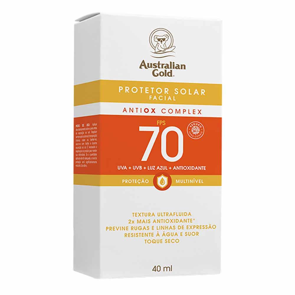 Protetor Solar Facial Australian Gold Antiox Complex Ultra Fluido FPS 70 - 3