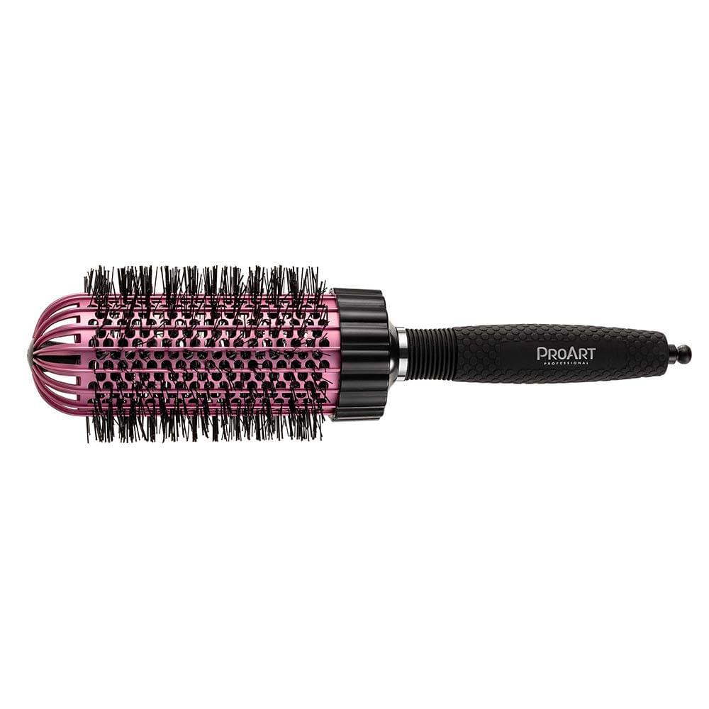 Escova de Cabelo ProArt Profissional Vent Pro Rosa - 1