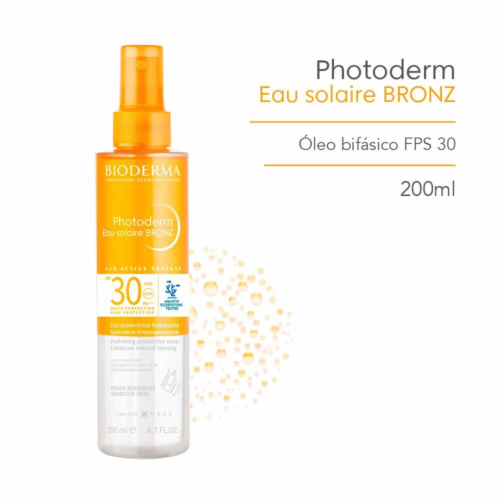 Bronzeador Bifásico Bioderma - Photoderm Eau Solaire Bronz FPS30 - 2