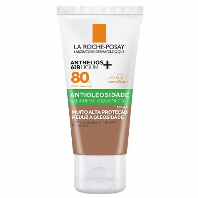 Protetor Solar Facial com Cor La Roche Posay Anthelios Airlicium+ FPS80