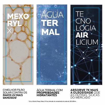 Protetor Solar Facial com Cor La Roche Posay Anthelios Airlicium+ FPS80