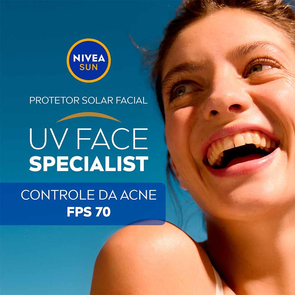 Protetor Solar Facial NIVEA Sun UV Face Specialist Controle da Acne FPS70 - 3